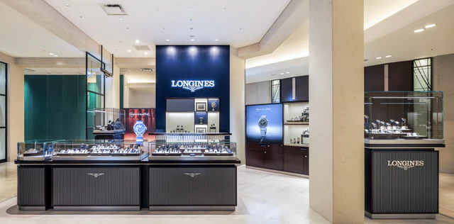 ロンジンの西日本唯一の直営店が阪急うめだ本店に誕生、ブランドの真髄を宿したエレガントな新空間