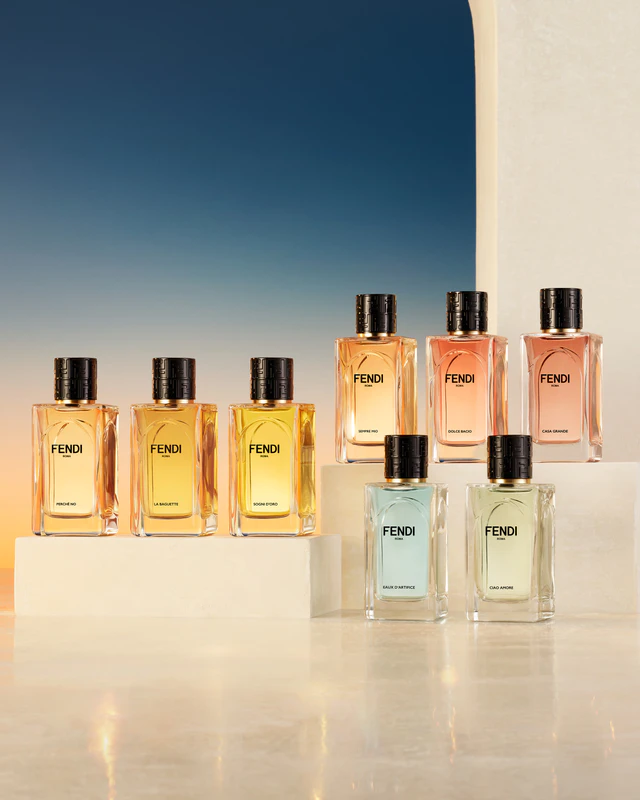 ローマの記憶を香りにのせて、フェンディのシグネチャーカラーを体現した新作ソニ ドーロが誕生