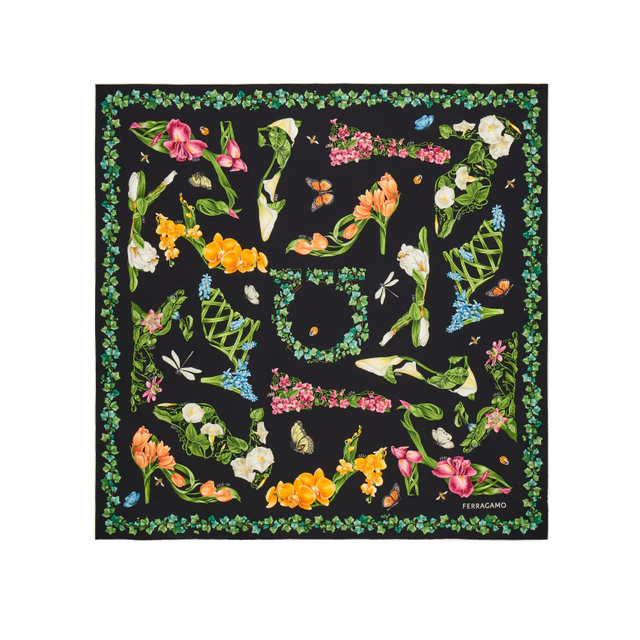 伝統と革新が交差するフェラガモの庭園、銀座三越で体感するシルクの詩的なインストレーション