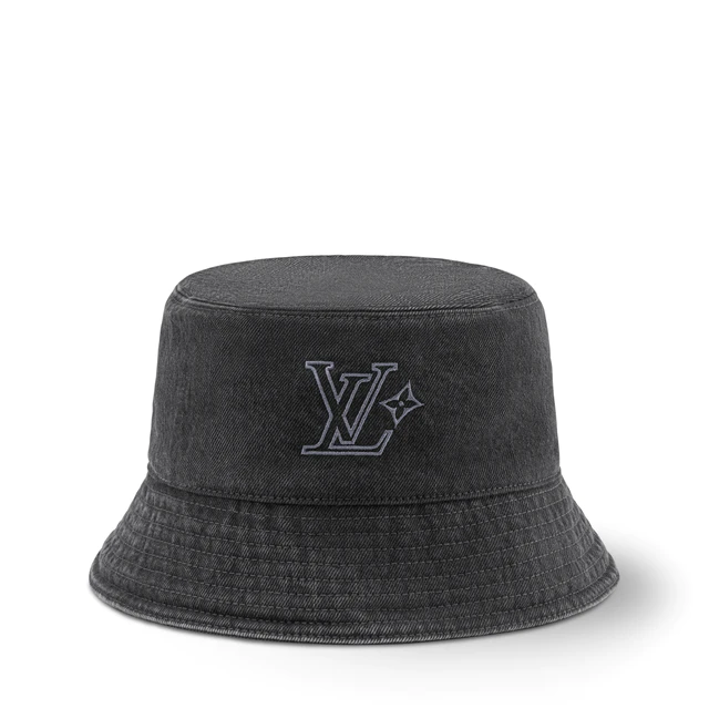 ルイ・ヴィトン：バケットハット·LV フラワー ウォッシュド コットン 100%
