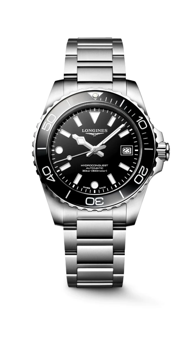 ロンジン ハイドロコンクエスト ステンレススティール製ブレスレット L3.779.4.56.6 (39 mm) / L3.788.4.56.6 (42 mm)