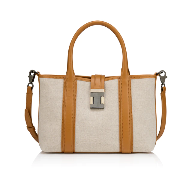 クリスチャン ルブタン NOX TOTE XS/ノックス トート XS ファブリック ベージュ