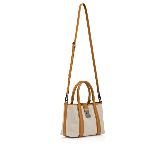 クリスチャン ルブタン NOX TOTE XS/ノックス トート XS ファブリック ベージュ