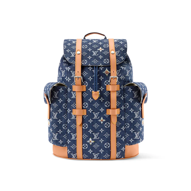 ルイ・ヴィトン :クリストファー MM モノグラム·フラワー デニム