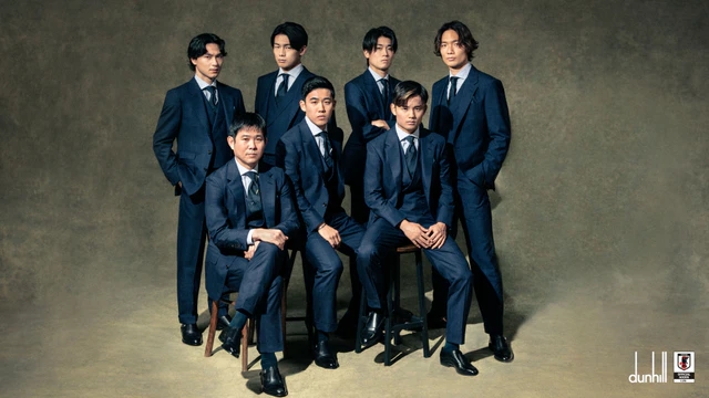 ダンヒル、SAMURAI BLUE COLLECTION 2026を発表、勝利へ導く英国の美学