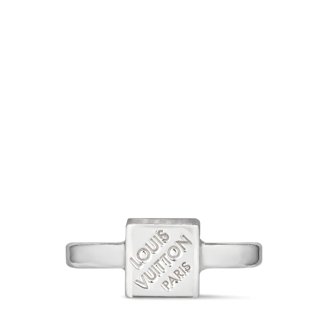 ルイ・ヴィトン:ネックレス·LV キューブ シルバー スターリングシルバー