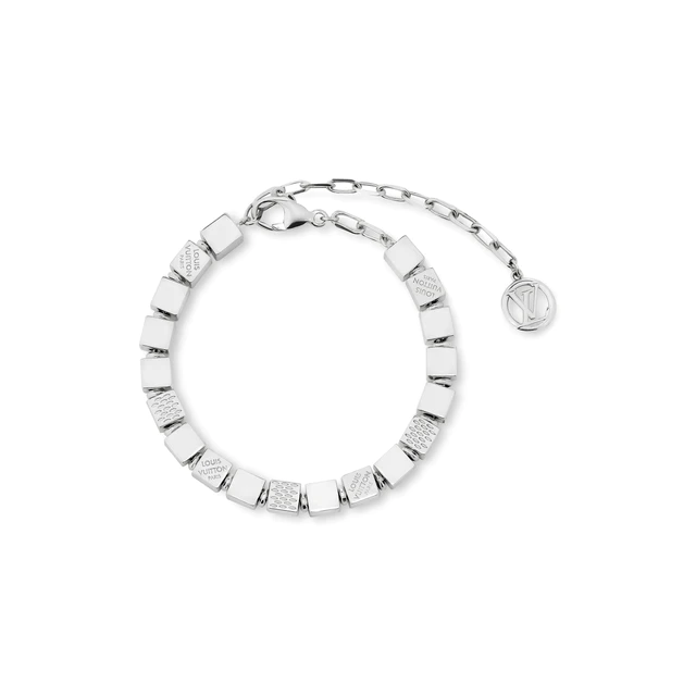 ルイ・ヴィトン:ブレスレット·LV キューブ シルバー スターリングシルバー