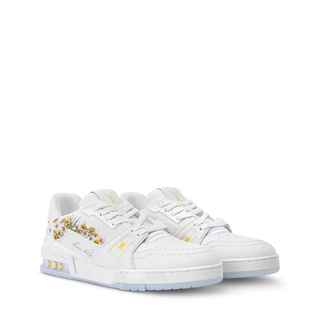 ルイ・ヴィトン：LV トレイナー スニーカー グレインカーフレザー