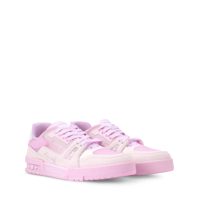 ルイ・ヴィトン：LV トレイナー スニーカー ミックス素材