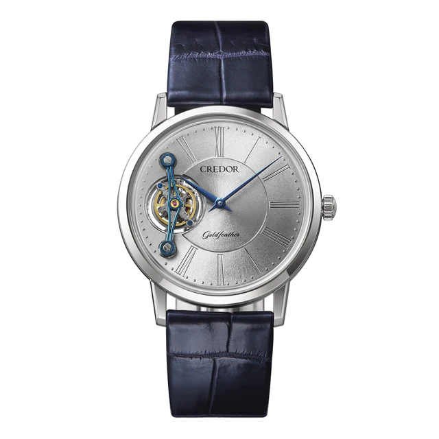 セイコーウオッチ クレドール ゴールドフェザー トゥールビヨン 彫金 限定モデル