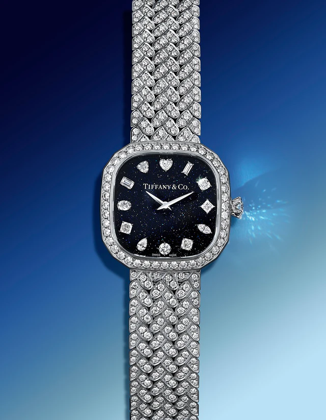 ティファニーが放つ新作、ティファニー、エタニティ、アベンチュリンとダイヤモンドが織りなす星空の物語