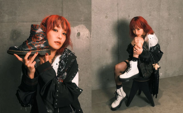 ドクターマーチンとアーティストLiSAが共鳴する、15周年の節目を祝う原宿の特別展示