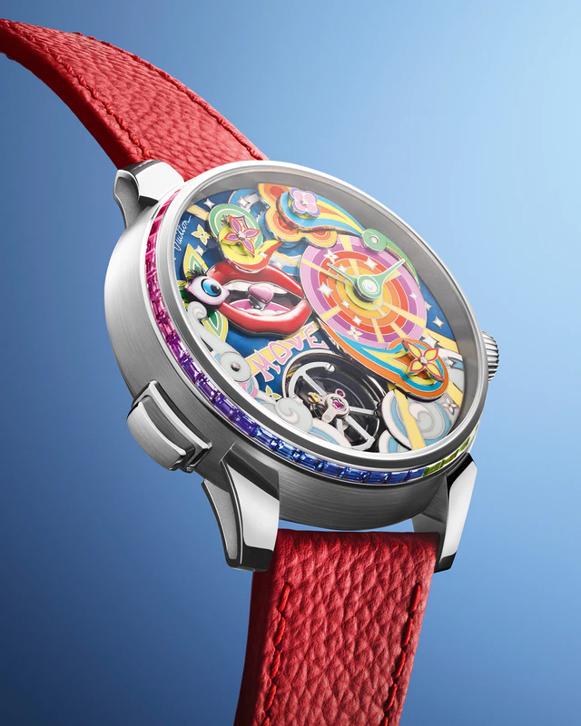 時計細工とポップアートが共鳴する、ルイ・ヴィトン、タンブール タイコ アーティー・オートマタの驚愕