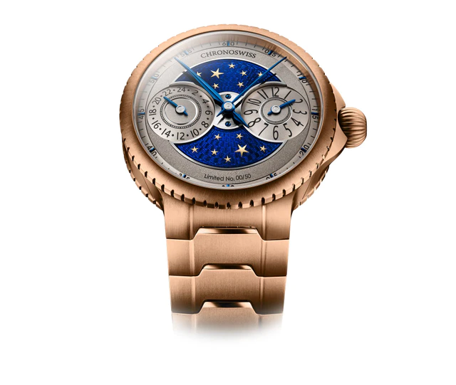 夜空を腕元に閉じ込める贅沢、クロノスイスが放つ金箔とエナメルの至宝パルス GMT