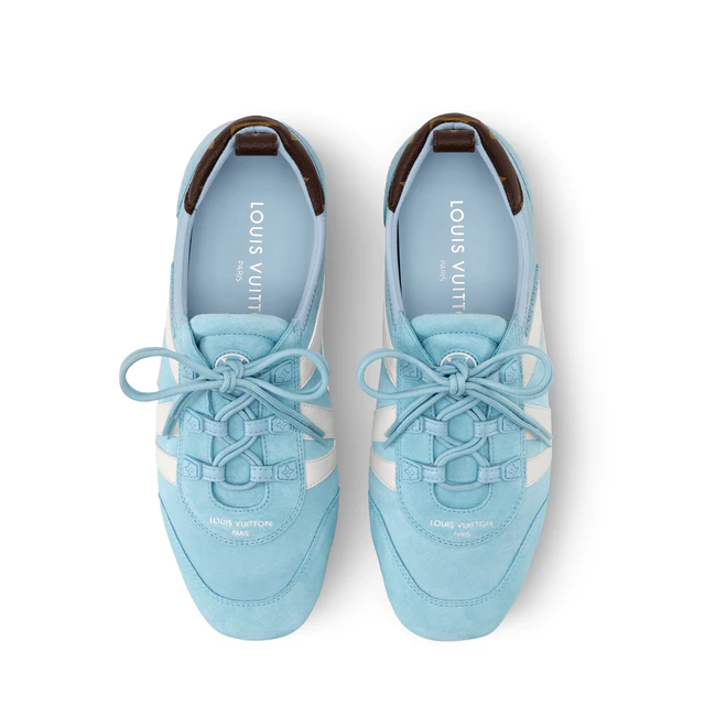 ルイ・ヴィトン:LV スニーカリーナ スエードカーフレザー