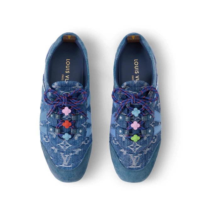 ルイ・ヴィトン:LV スニーカリーナ モノグラム·デニム