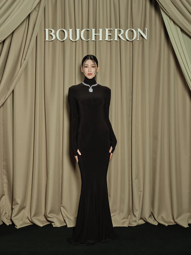 ブシュロンの歴史と革新が交差する夜、三吉彩花が纏う新作ハイジュエリーの輝き