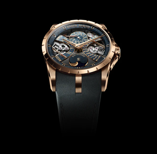 ロジェ・デュブイが放つ天文学の結晶、エクスカリバー バイレトログラードの深淵なる美