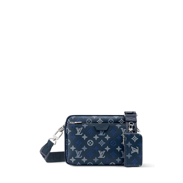 ルイ・ヴィトン ：トリオ·メッセンジャー モノグラム·シャドウ カーフレザー