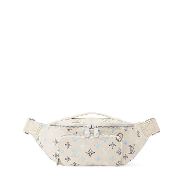 ルイ・ヴィトン ：ラッシュ·バムバッグ モノグラム·シャドウ カーフレザー