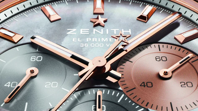 マザーオブパールの文字盤が奏でる光の陰影、ゼニスの限定クロノグラフが放つ存在感