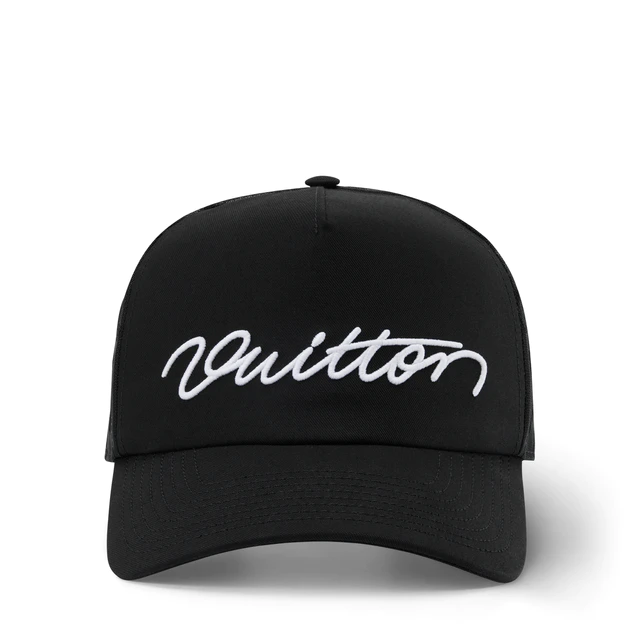 ルイ・ヴィトン ：キャップ·シグネチャー メッシュ コットン 100%