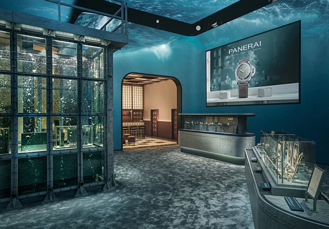 パネライが魅せる深淵なる歴史、Watches and Wondersに巨大な水中訓練タンクが登場