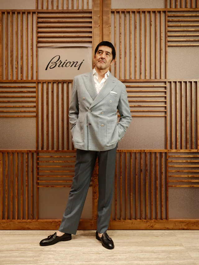 ブリオーニが六本木ヒルズでSoffioブレザーの誕生を祝う華やかな宴を開催しました