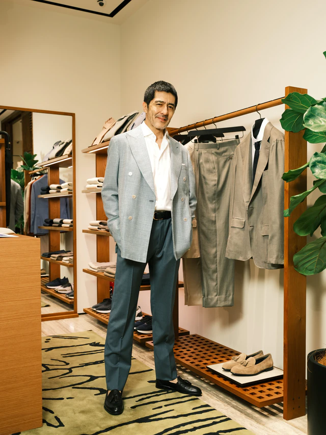 谷中敦 @ブリオーニ 六本木ヒルズ「Soffio（ソッフィオ）ブレザー」ローンチ記念レセプション