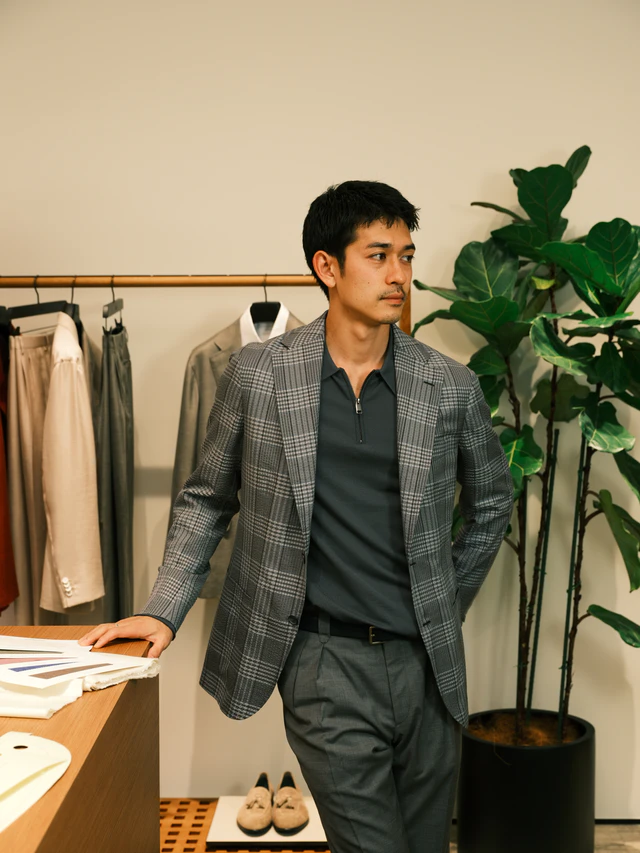 浅野啓介 @ブリオーニ 六本木ヒルズ「Soffio（ソッフィオ）ブレザー」ローンチ記念レセプション