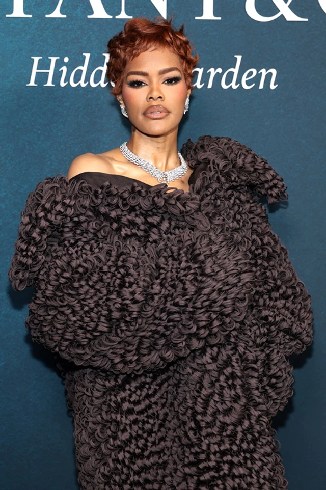 テヤナ・テイラー @ティファニー「ブルー ブック2026：ヒドゥン ガーデン」セレブレーション