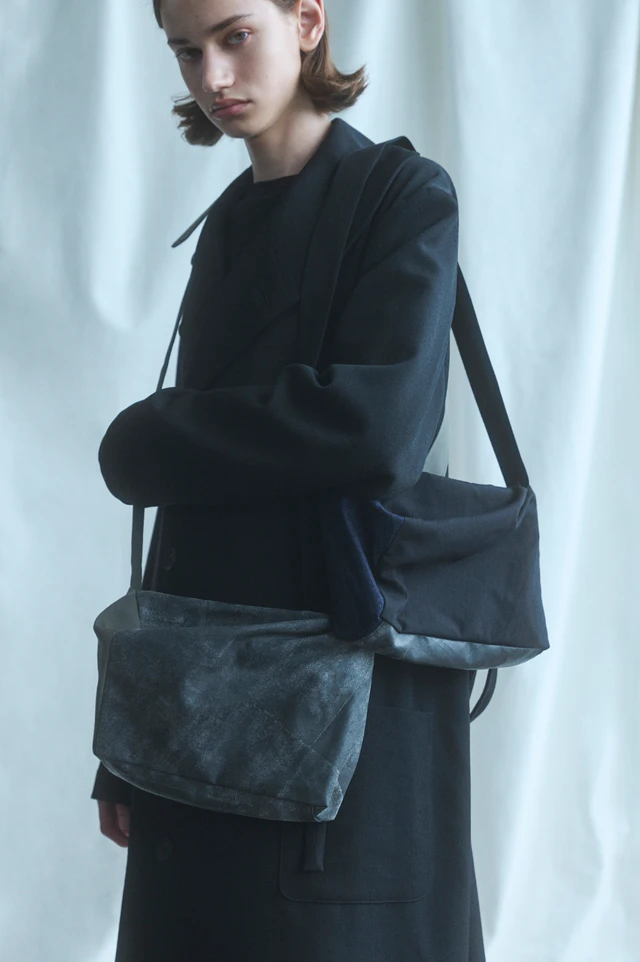ヨウジヤマモト discord Yohji Yamamoto PUFF SHOULDER (S) Khaki / Black