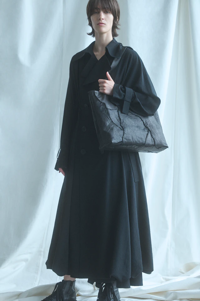 ヨウジヤマモト discord Yohji Yamamoto PATCHWORK TOTE (S)