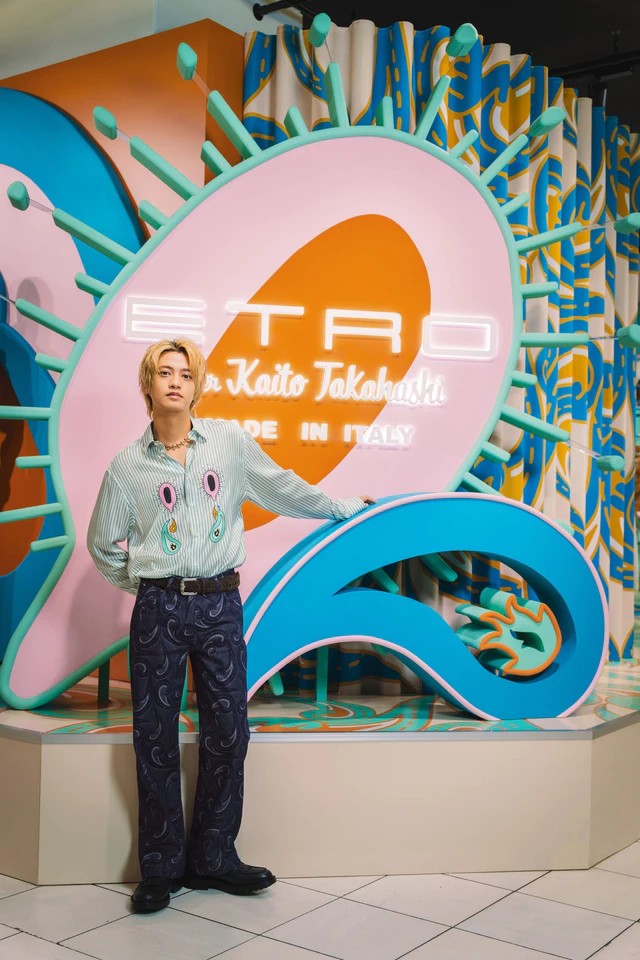 伝統のペイズリーと感性が巡り合う「ETRO per Kaito Takahashi」のポップアップが東京と大阪で開幕、期間限定の魅力を凝縮