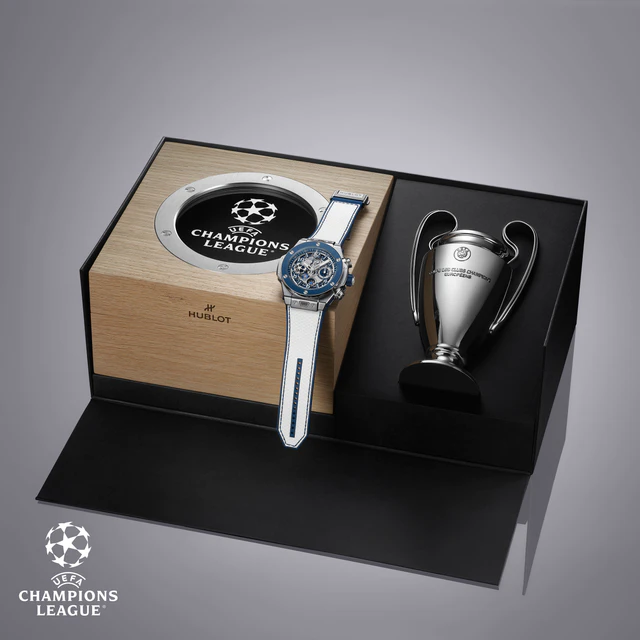 ウブロがUEFAチャンピオンズリーグとのパートナーシップから8作目となる「ビッグ・バン リローデッド UEFAチャンピオンズリーグ チタニウム セラミック」を発表