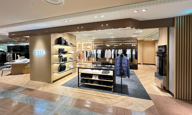BOSS「大丸神戸」が9月2日に刷新、メンズウェアからウォッチ、香水まで揃う新たなショップ空間