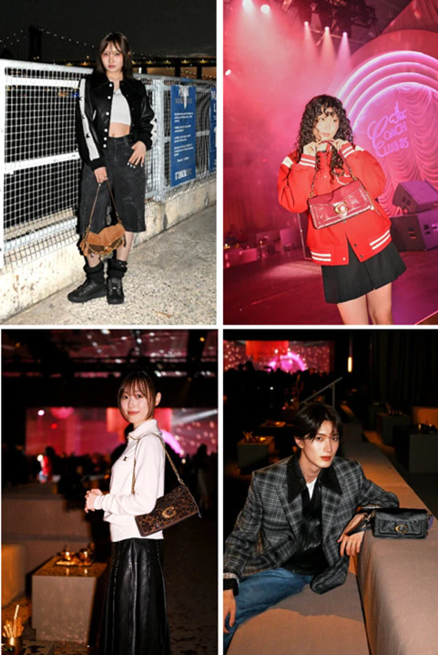 コーチ ニューヨーク・ファッションウィークに日本からグローバル アンバサダーである幾田りらをはじめ、KOHARU、福原遥、山中柔太郎らが来場