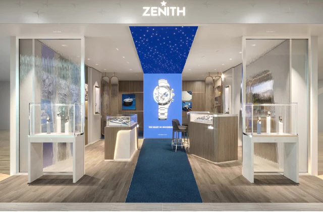 ゼニス ブティック そごう横浜店がオープン、星空と時計づくりの歴史を体感する新空間