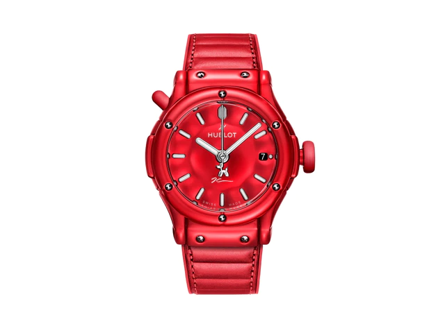 HUBLOT 「クラシック・フュージョン バルーン ドッグ by ジェフ・クーンズ レッド」