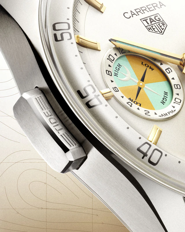 イントレピッド・ティールと潮汐表示、タグ・ホイヤー カレラ クロノグラフ シーファーラーが描く海と時間の物語