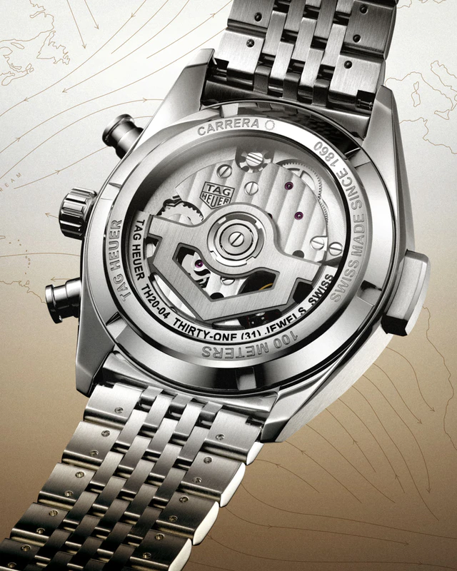 タグ・ホイヤー カレラ クロノグラフ シーファーラー、TH20-04ムーブメント搭載、海と都市をつなぐタイムピース