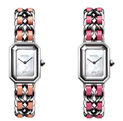 シャネルの腕時計 プルミエール ピンクレザー ブレスレットの限定モデル Brand Joy