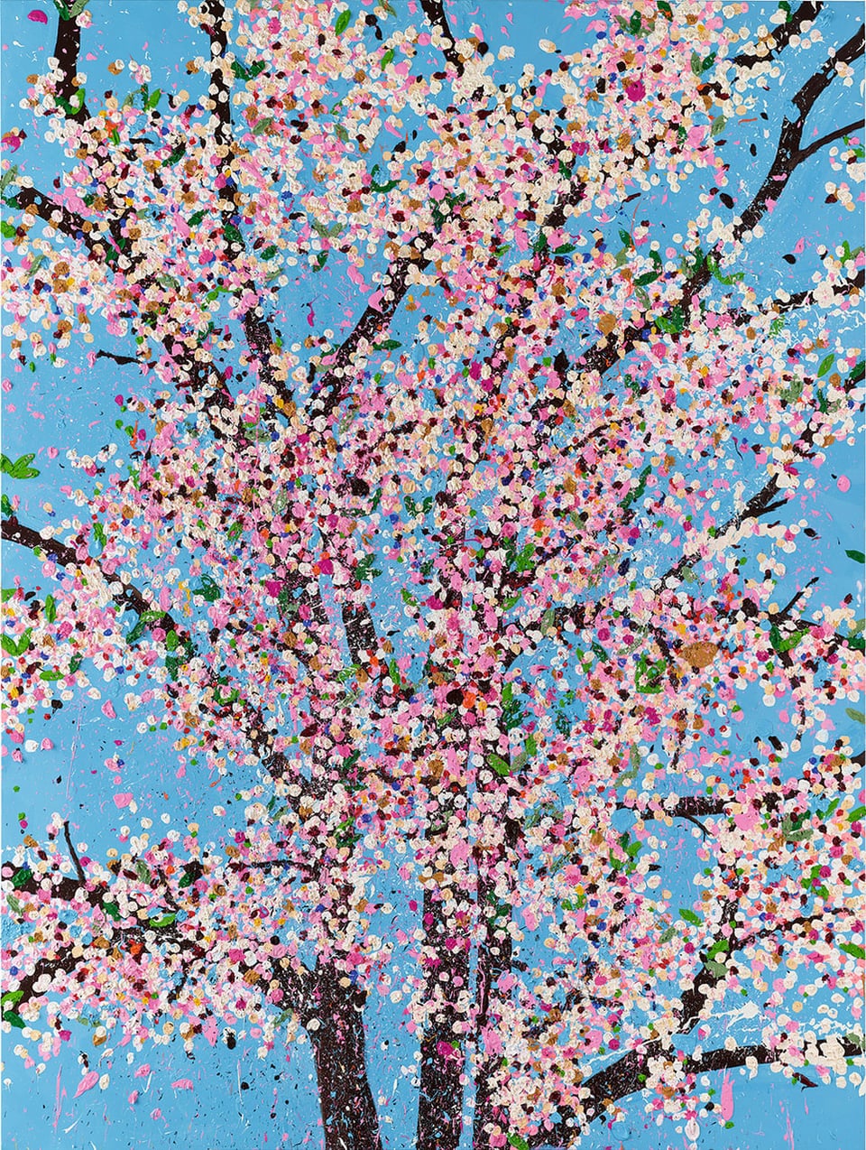 カルティエ 「#ダミアン・ハースト 桜」展、3/2より国立新美術館（東京