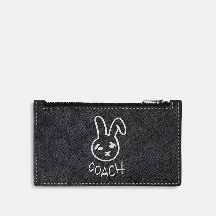 COACH】ルーナー ニュー イヤー スモール ジップ アラウンド ラビット-