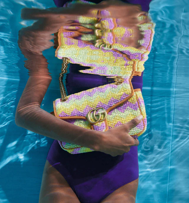 【GUCCI✨️春夏ニット】 イタリア製 クリーニング済 サマー シースルー GUCCI✨️春夏ニット】 イタリア製 クリーニング済 サマー