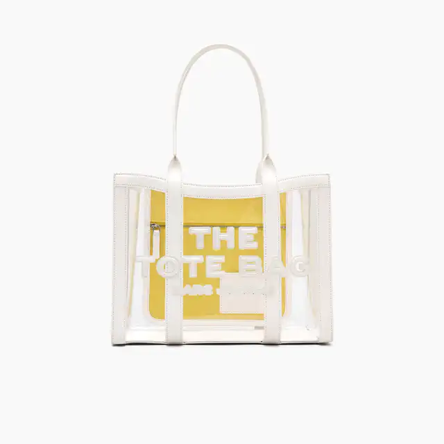 MARC JACOBS ザ クリア トート バッグ スモール マーク ジェイコブス 夏を彩る、涼しげなクリア素材の新作バッグ