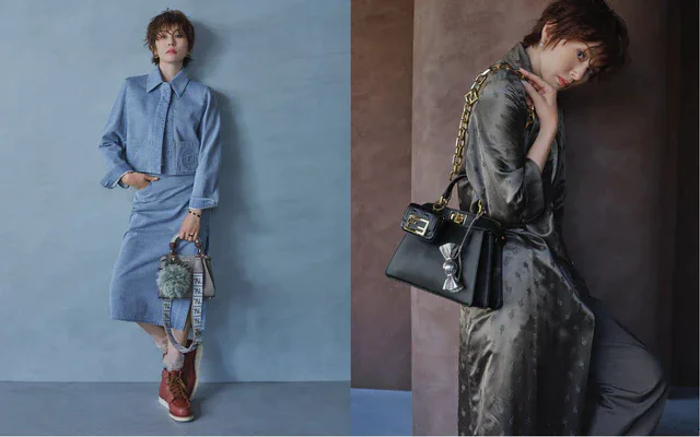 フェンディ 米倉涼子と描く、時代を超えて愛される「ピーカブー」の