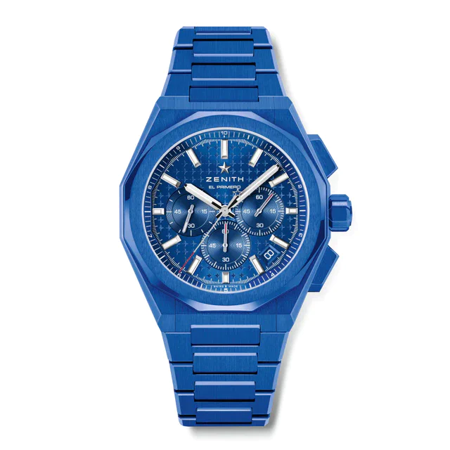 LVMH ウォッチ・ジュエリージャパン ゼニス 160周年記念モデル、ブルーセラミックで再構築されたクロノグラフの三部作