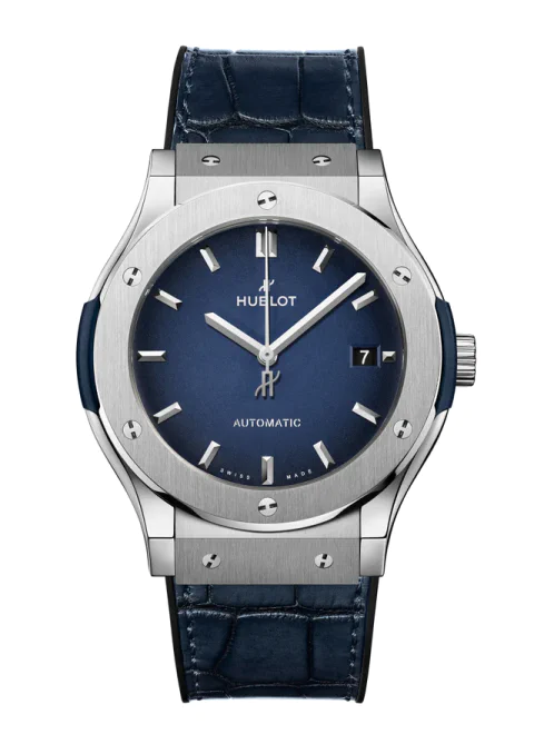 HUBLOT 「クラシック・フュージョン チタニウム ディープブルー」