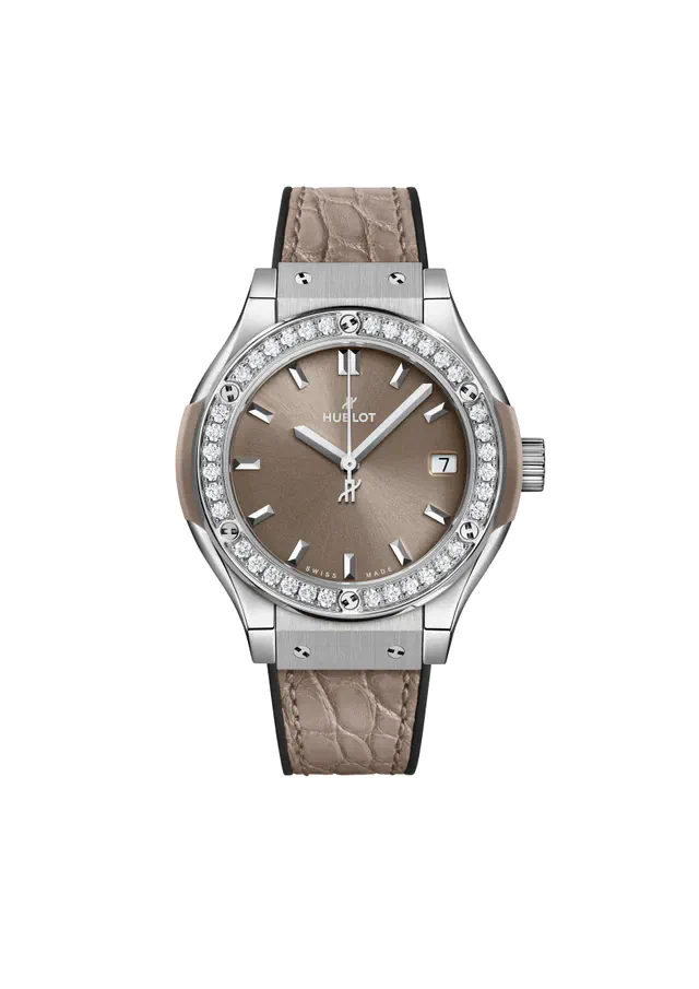 HUBLOT 「クラシック・フュージョン チタニウム トープ ダイヤモンド」